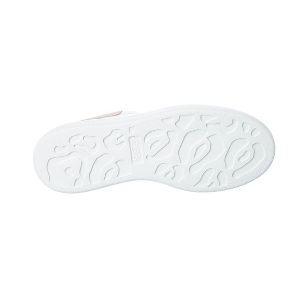 Alexander Mcqueen Oversized Leather Sneaker, White - Picture 4 of 5